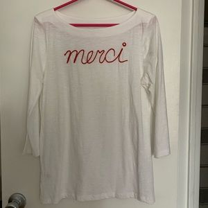 ‘Merci’ shirt